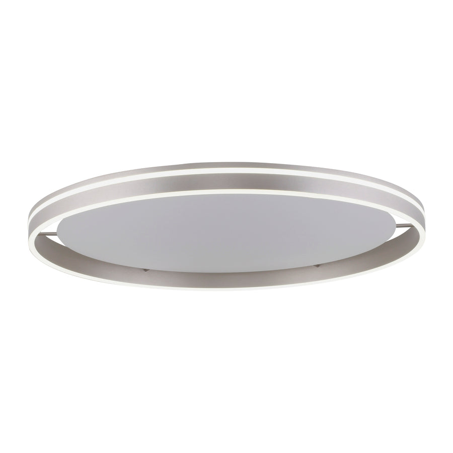 Plafonnier Q-Vito acier, L 79,4 cm