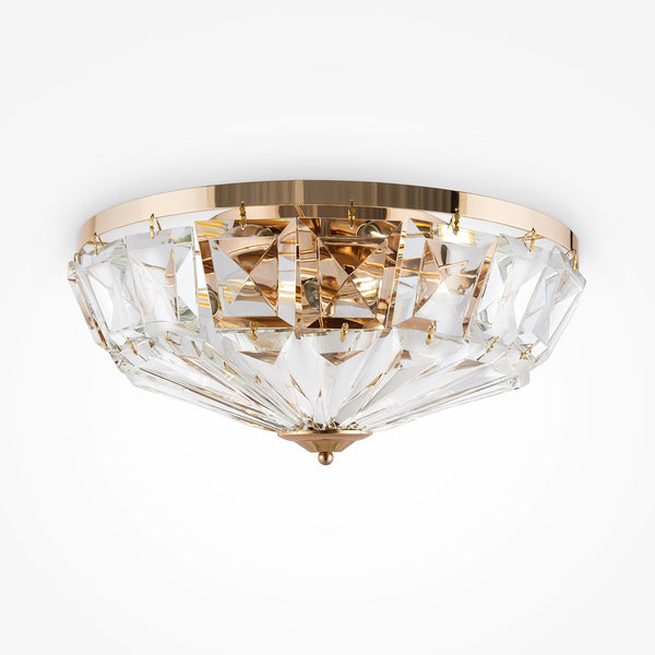 Facet Deckenleuchte gold