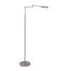 Silberne Stehlampe Soleil