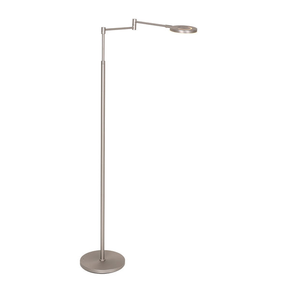 Silberne Stehlampe Soleil