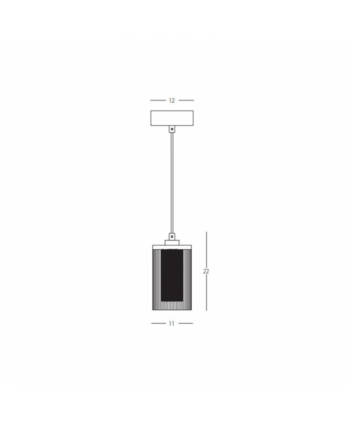 Suspension ZAMBELIS D110 9W Dimmable DESIGN Dore 23018