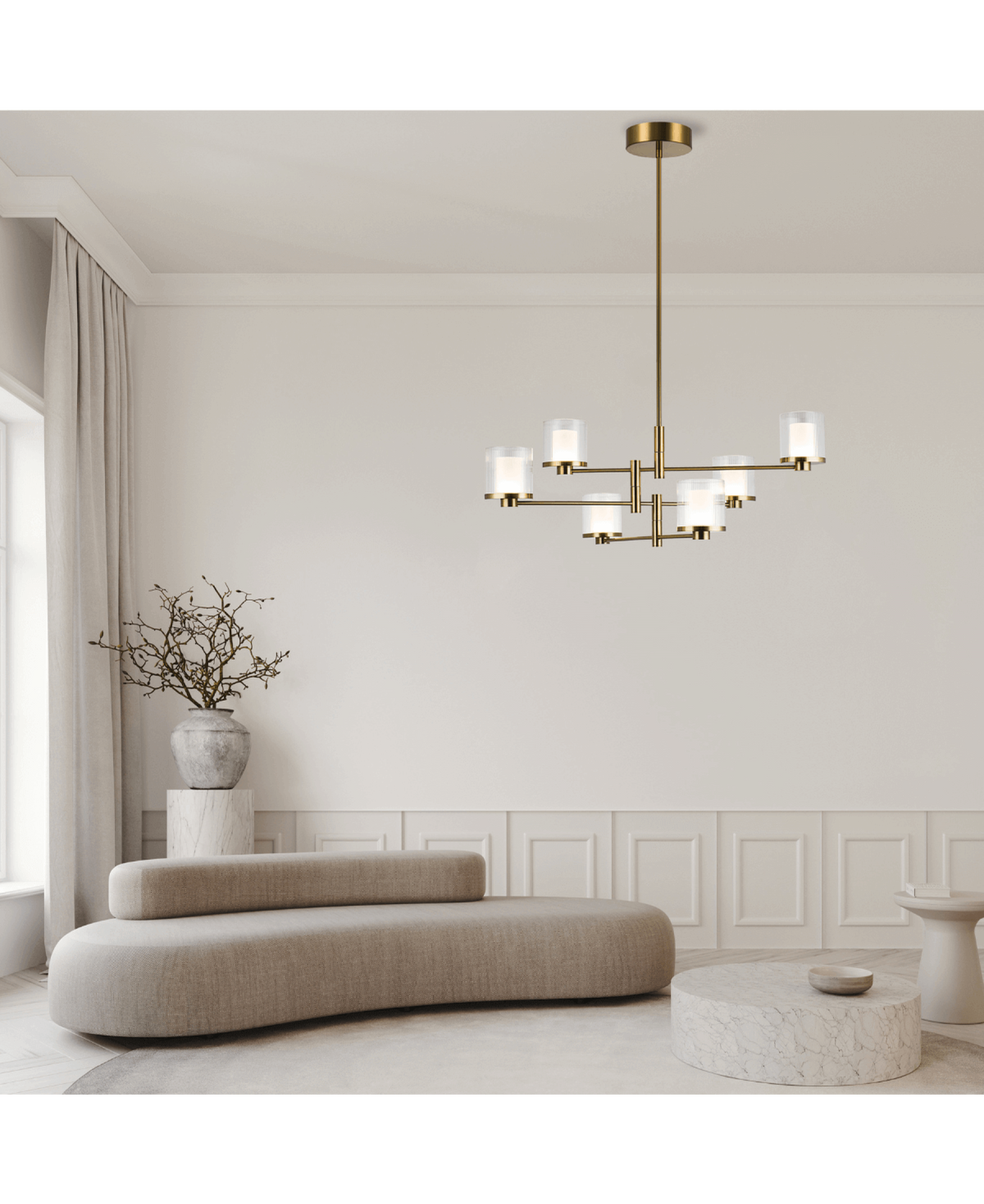 Suspension ZAMBELIS 42W Dimmable DESIGN Dore 23019