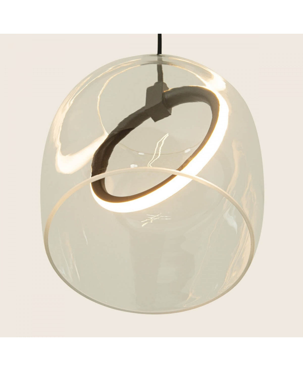 Suspension ZAMBELIS D65 6W DESIGN Noir Mat 23080