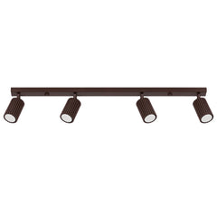 Plafonnier KARBON 4L brun