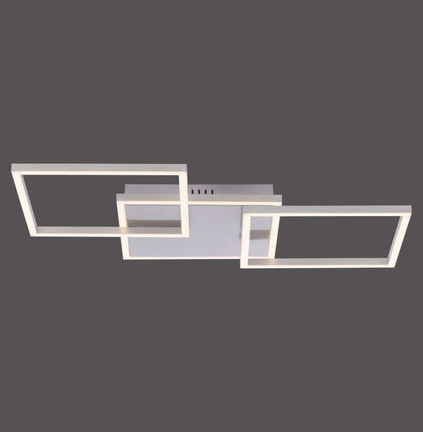 Plafonnier Iven acier, H 75 cm