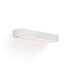 Applique murale LED Box 40 N en laiton, blanc mat, hauteur 5 cm, IP44