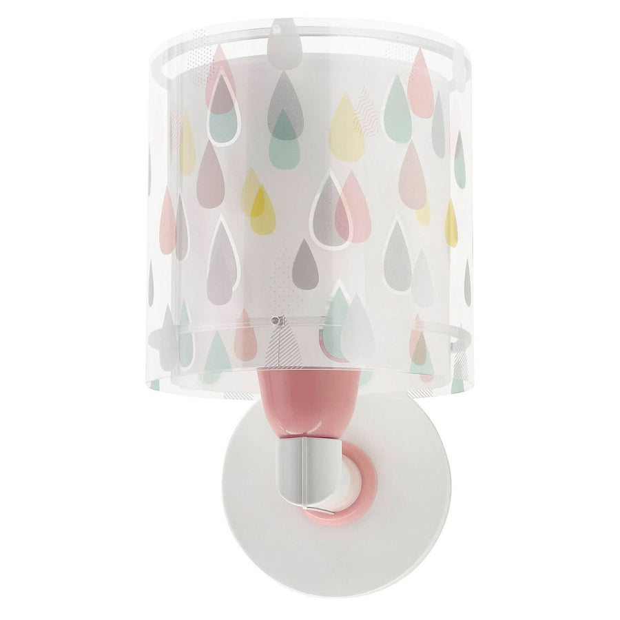 Applique murale Color Rain, blanc, hauteur 24 cm