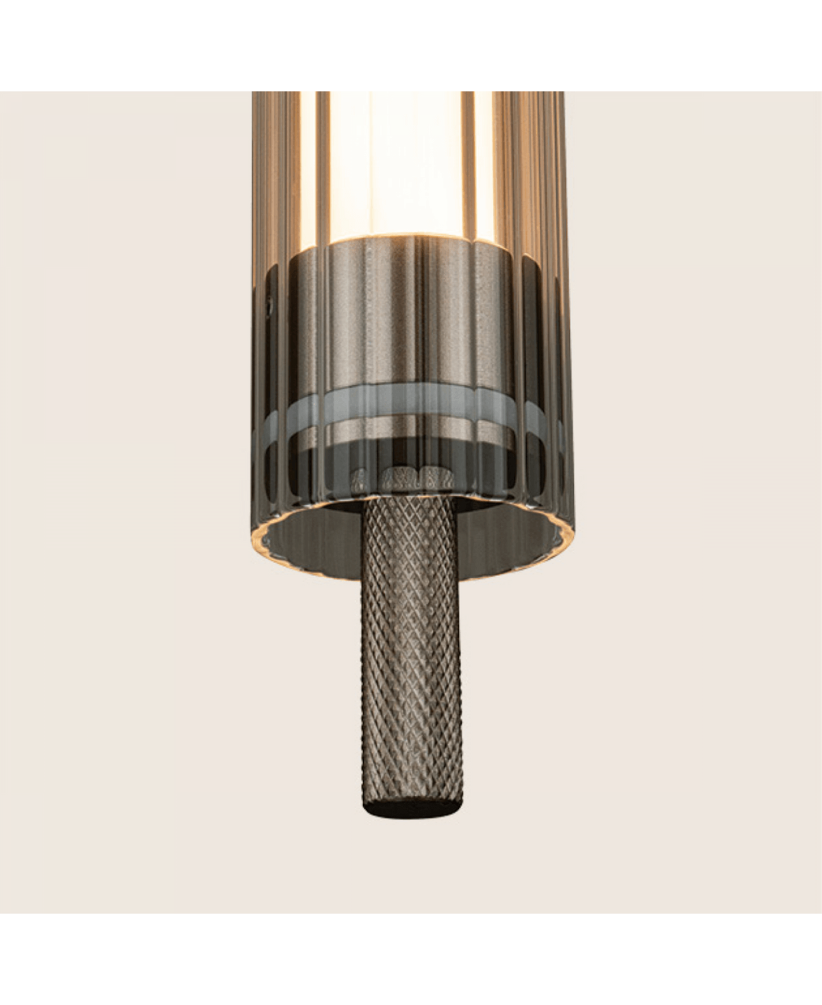 Suspension ZAMBELIS D40 20W Dimmable DESIGN Marron Brosse 25169