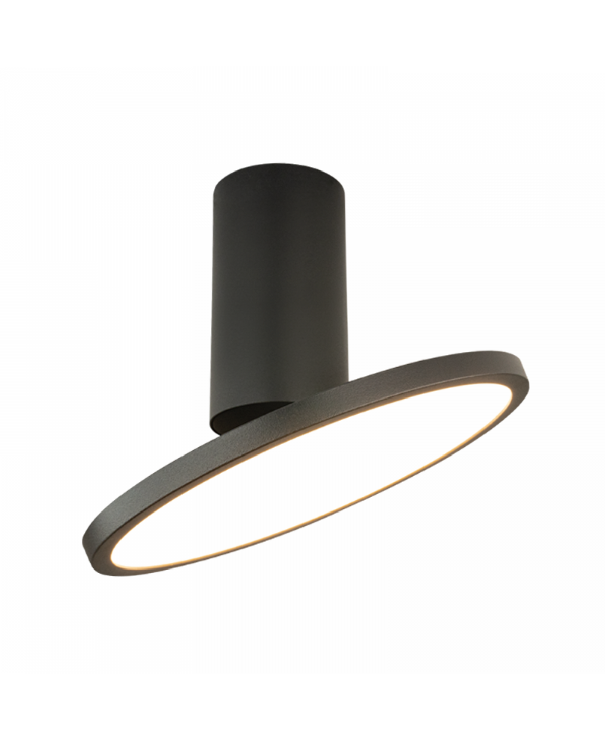 Plafonnier Orientable ZAMBELIS 12W DESIGN Noir Sable 25304
