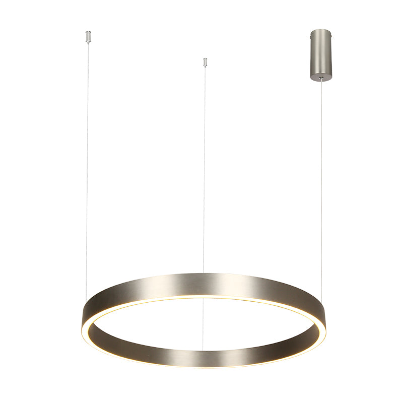 Suspension ZAMBELIS D600 59W Dimmable Direct/Indirect DESIGN Nickel Brosse 25366