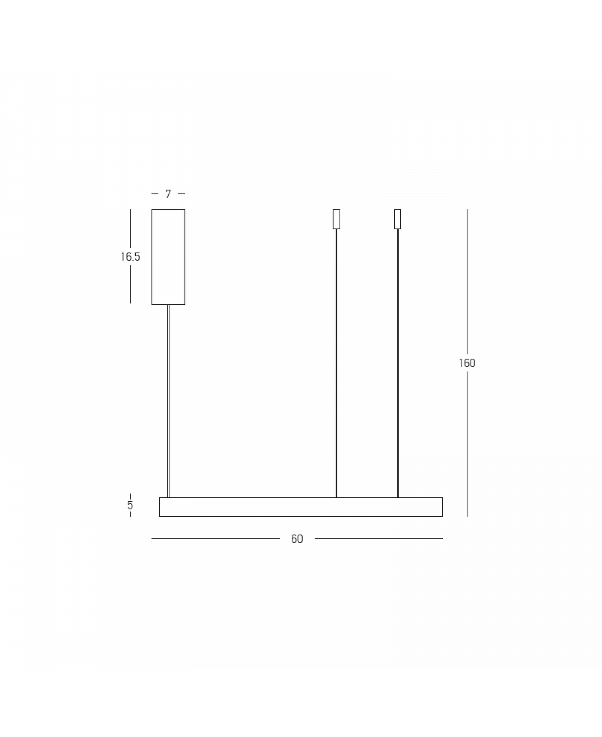 Suspension ZAMBELIS D600 59W Dimmable Direct/Indirect DESIGN Nickel Brosse 25366