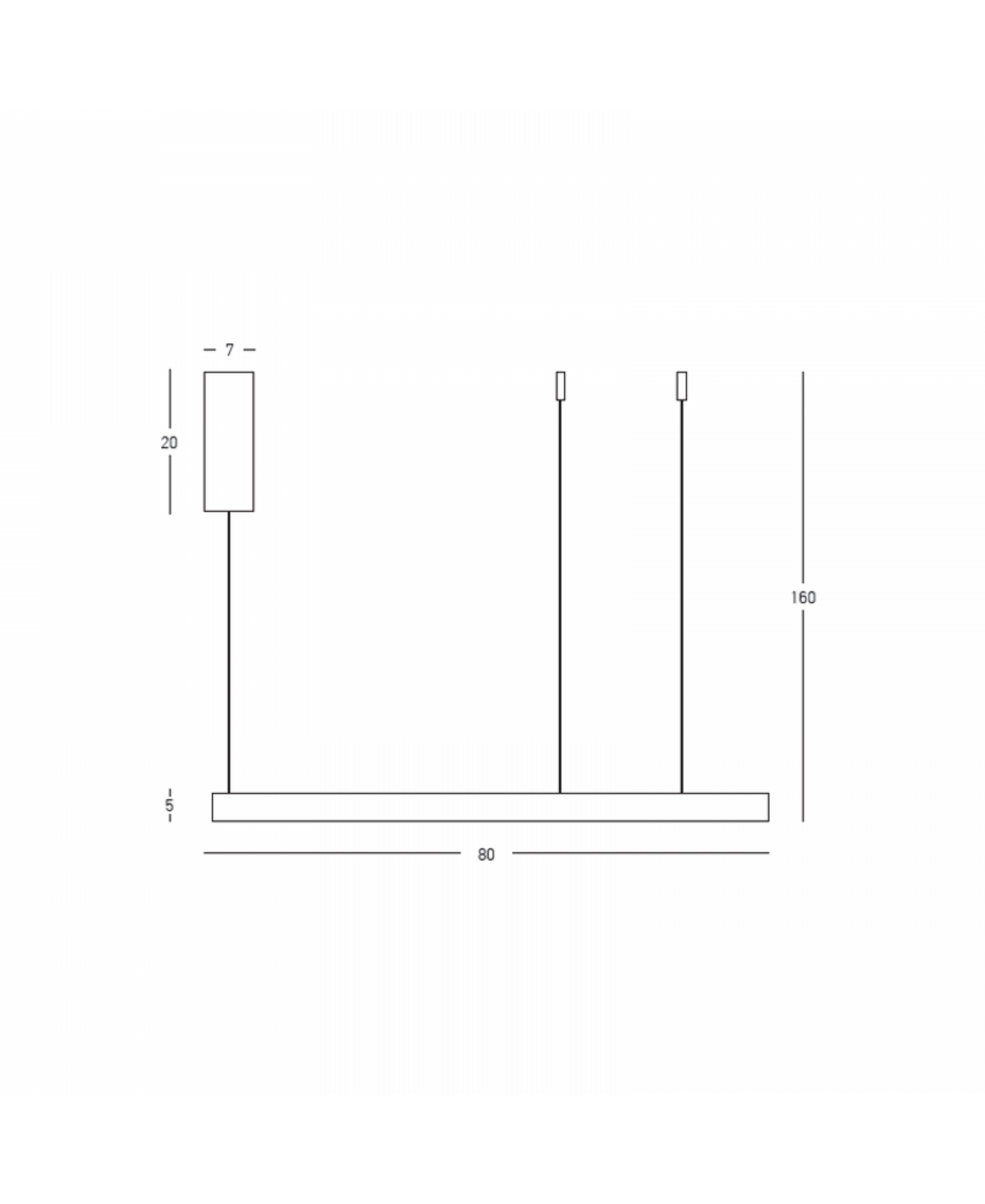 Suspension ZAMBELIS D800 70W Dimmable Direct/Indirect DESIGN Cafe Brosse 25370