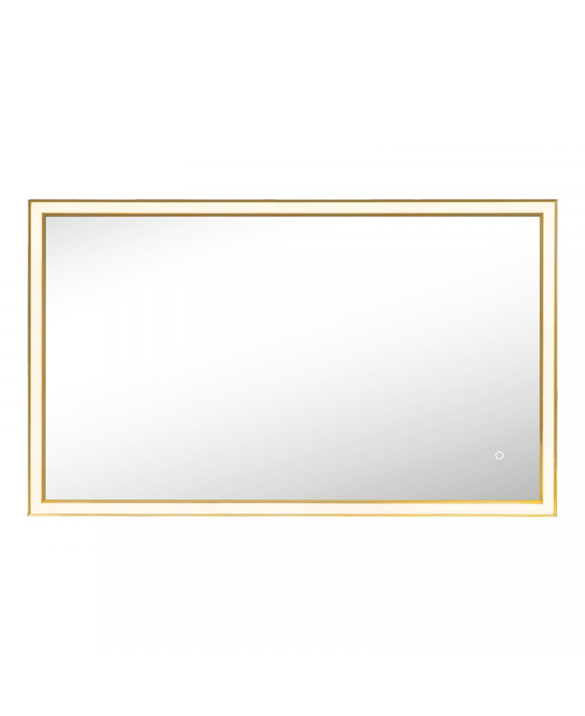 Miroir ZAMBELIS Tactile 30W CCT Dimmable IP44 DESIGN Or Anodise 25394