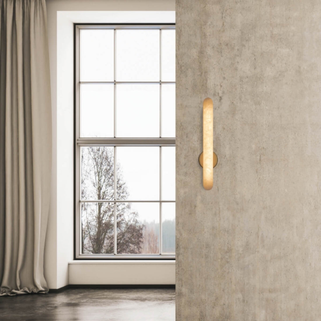 Applique Murale ZAMBELIS 15W Dimmable DESIGN Albatre Blanc et Laiton 2547