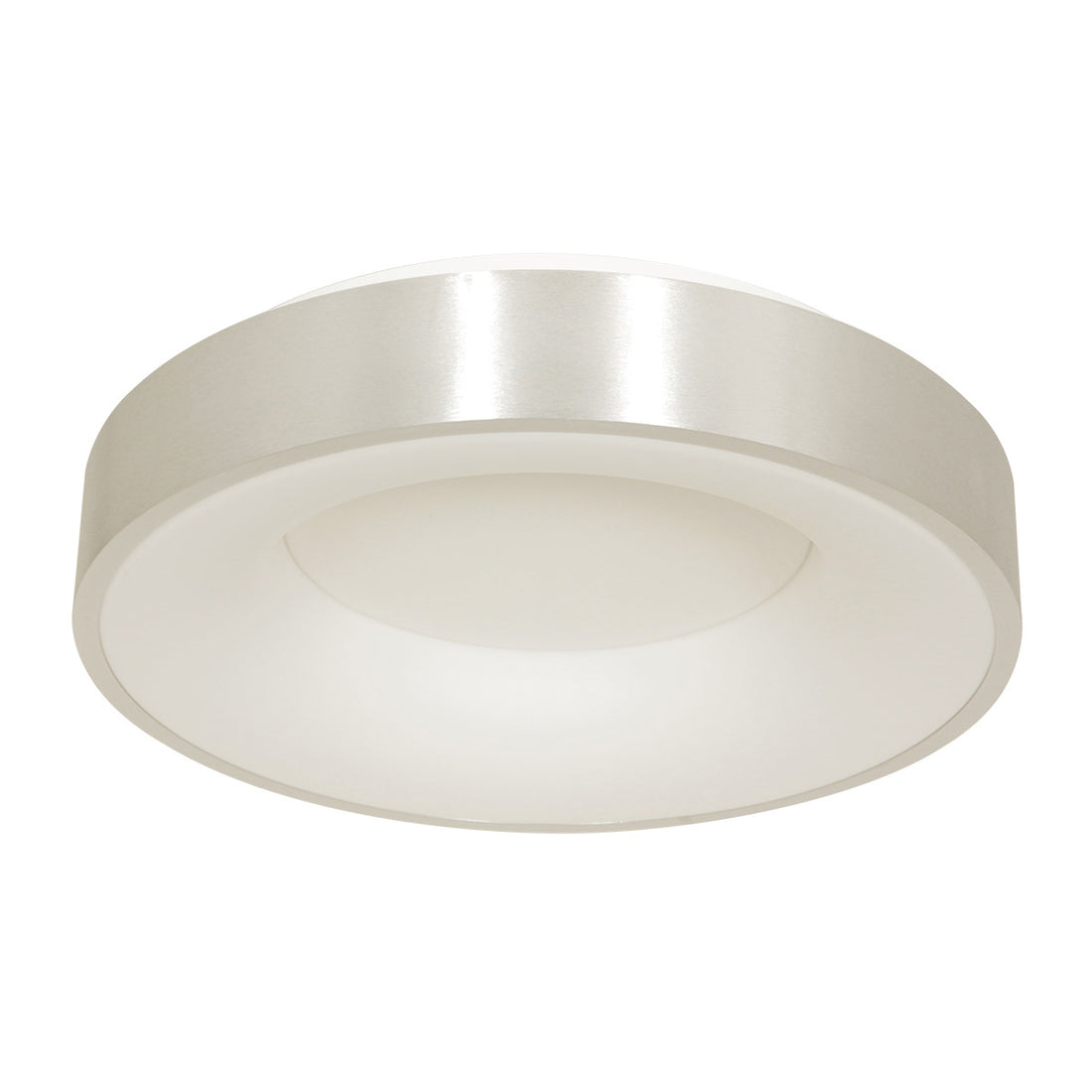 Moderne silberne Deckenleuchte Ringlede
