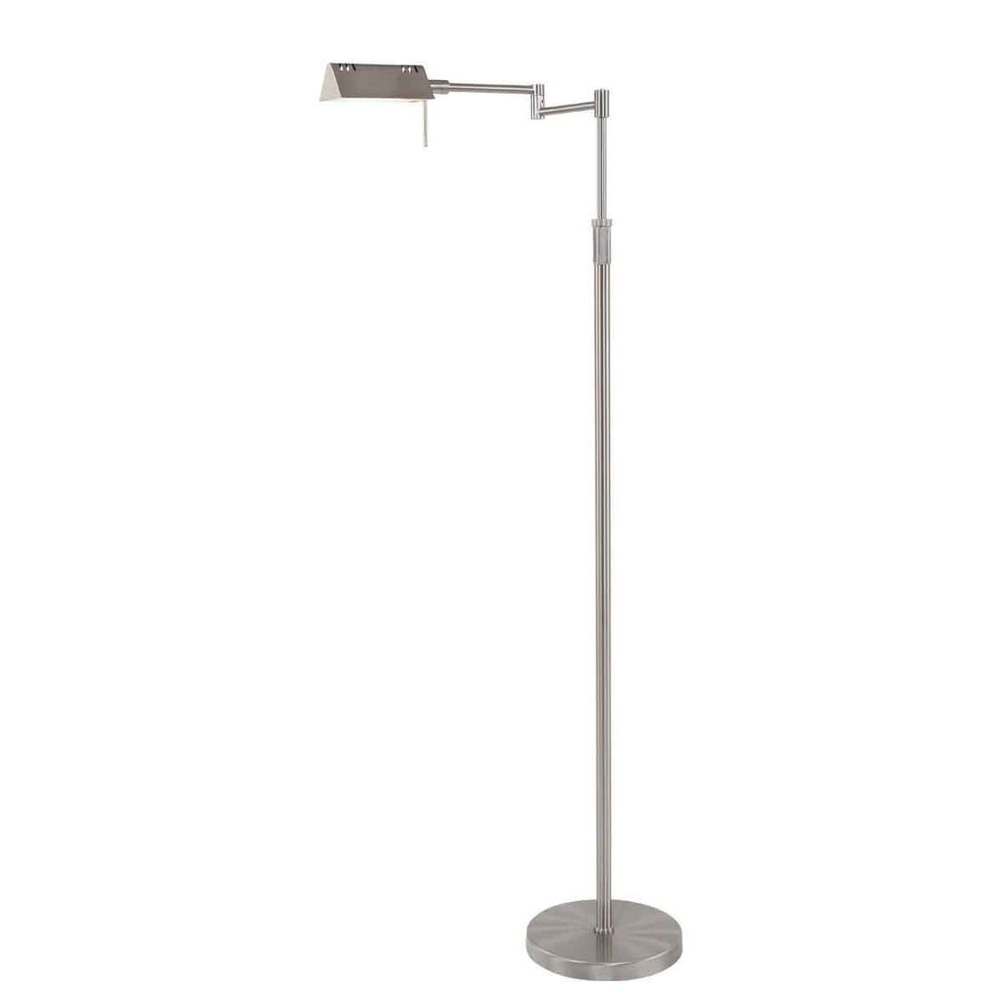 Stehlampe Karl silberfarben