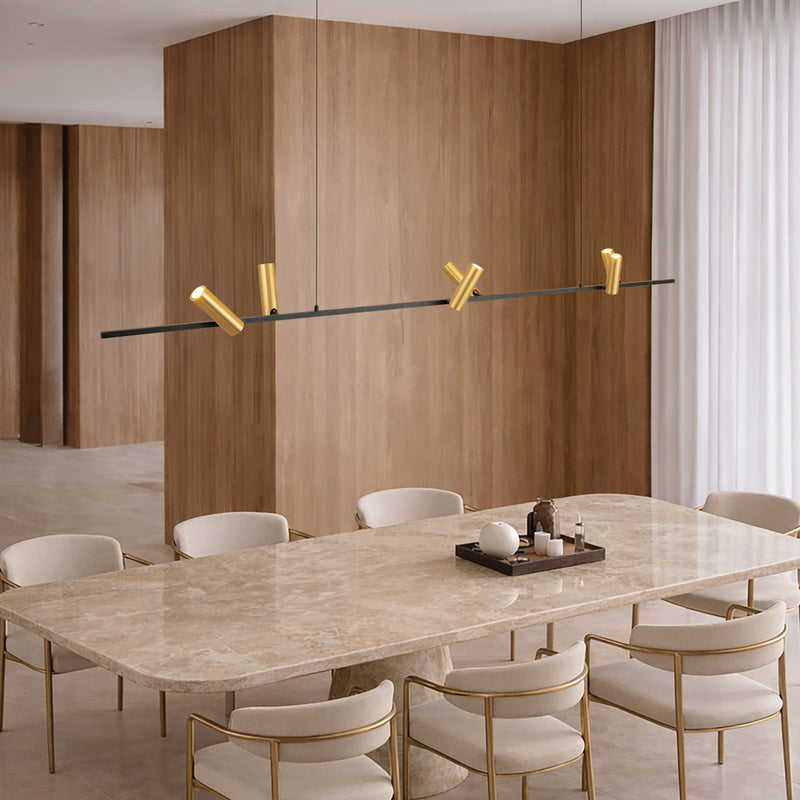 Suspension Lineaire ZAMBELIS 29W DESIGN Noir Mat 2633