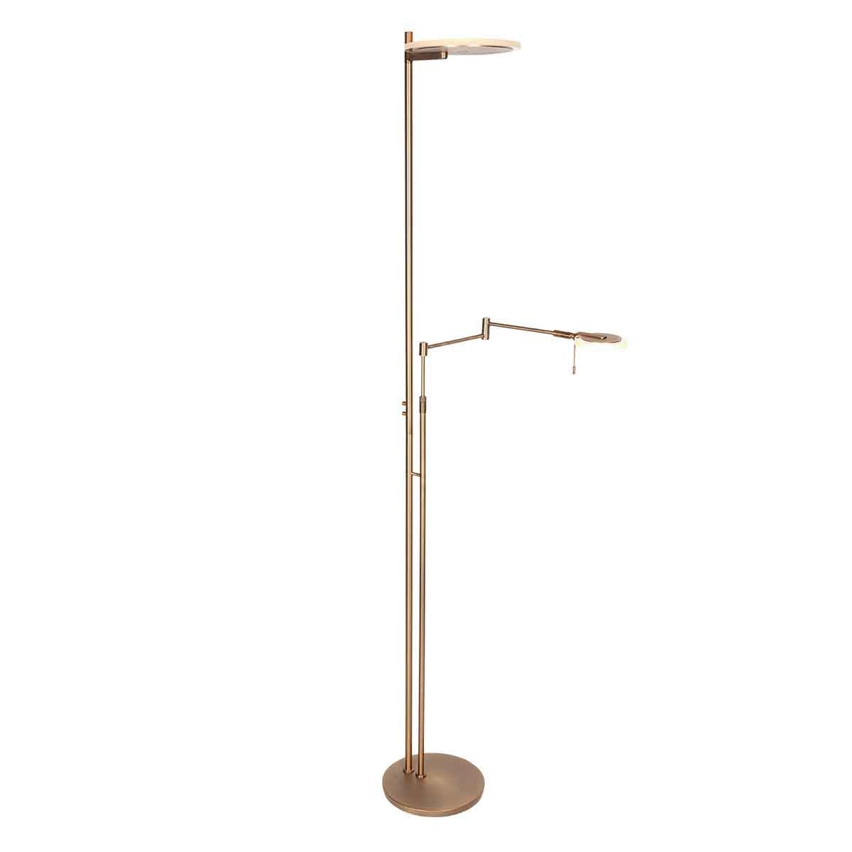 Stehlampe Turound 2663BR in Bronzefarbe, Farbtemperatur und Lichtintensität einstellbar