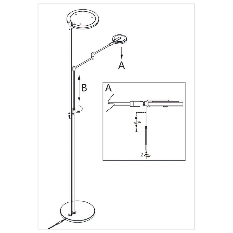 Moderne Stehlampe Turound