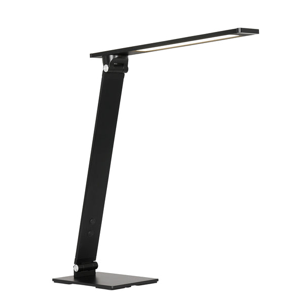 Serenade 2684ZW Tischleuchte, verstellbare schwarze LED-Schreibtischlampe