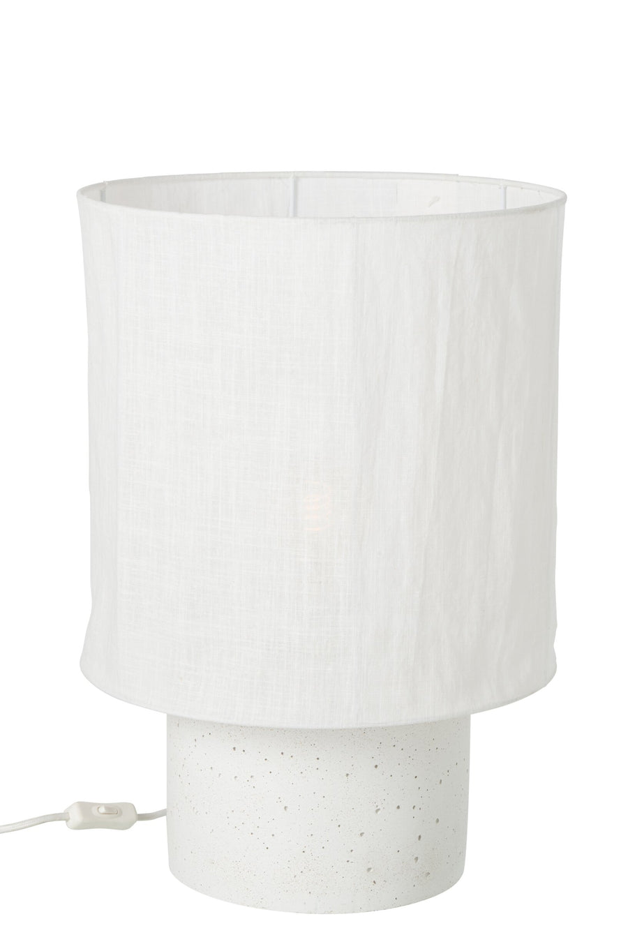 Lampe à poser en ciment, grand modèle