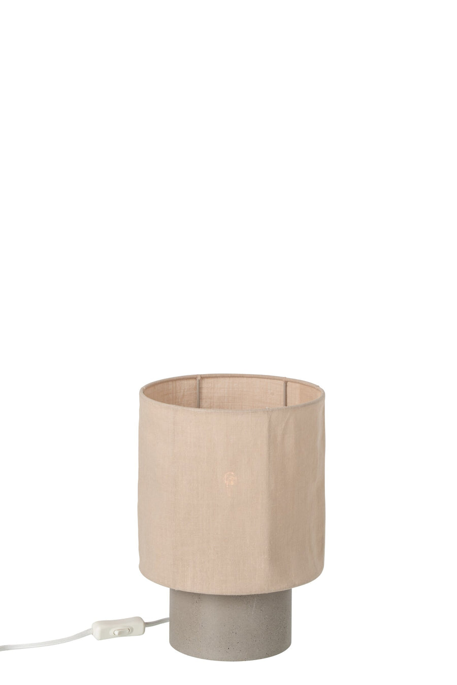 Lampe à poser en ciment, petit modèle