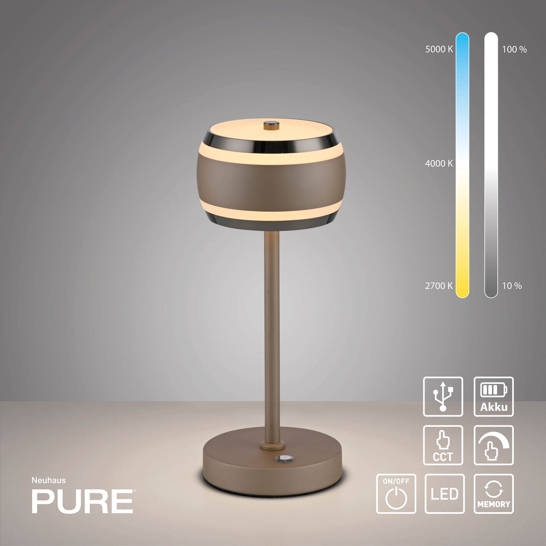 Lampe de chevet | Pure Falling Rings