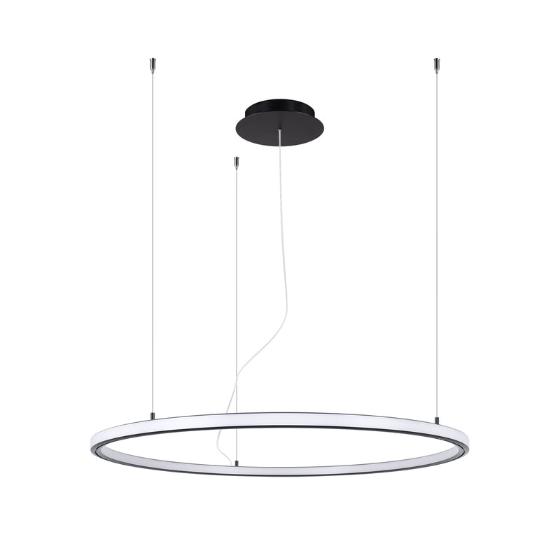 Lustre RISA 80 noir LED 3000K