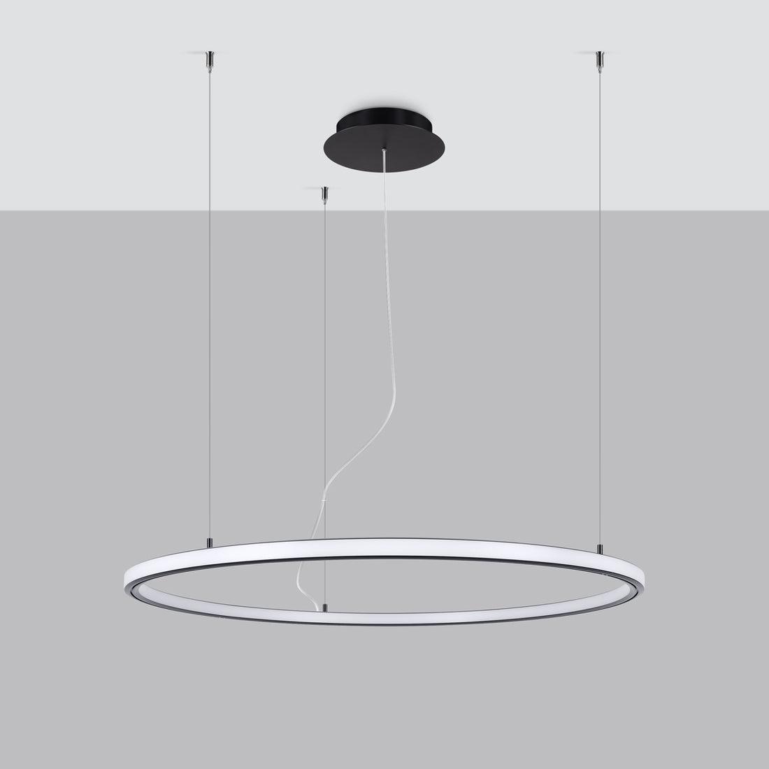 Lustre RISA 80 noir LED 3000K