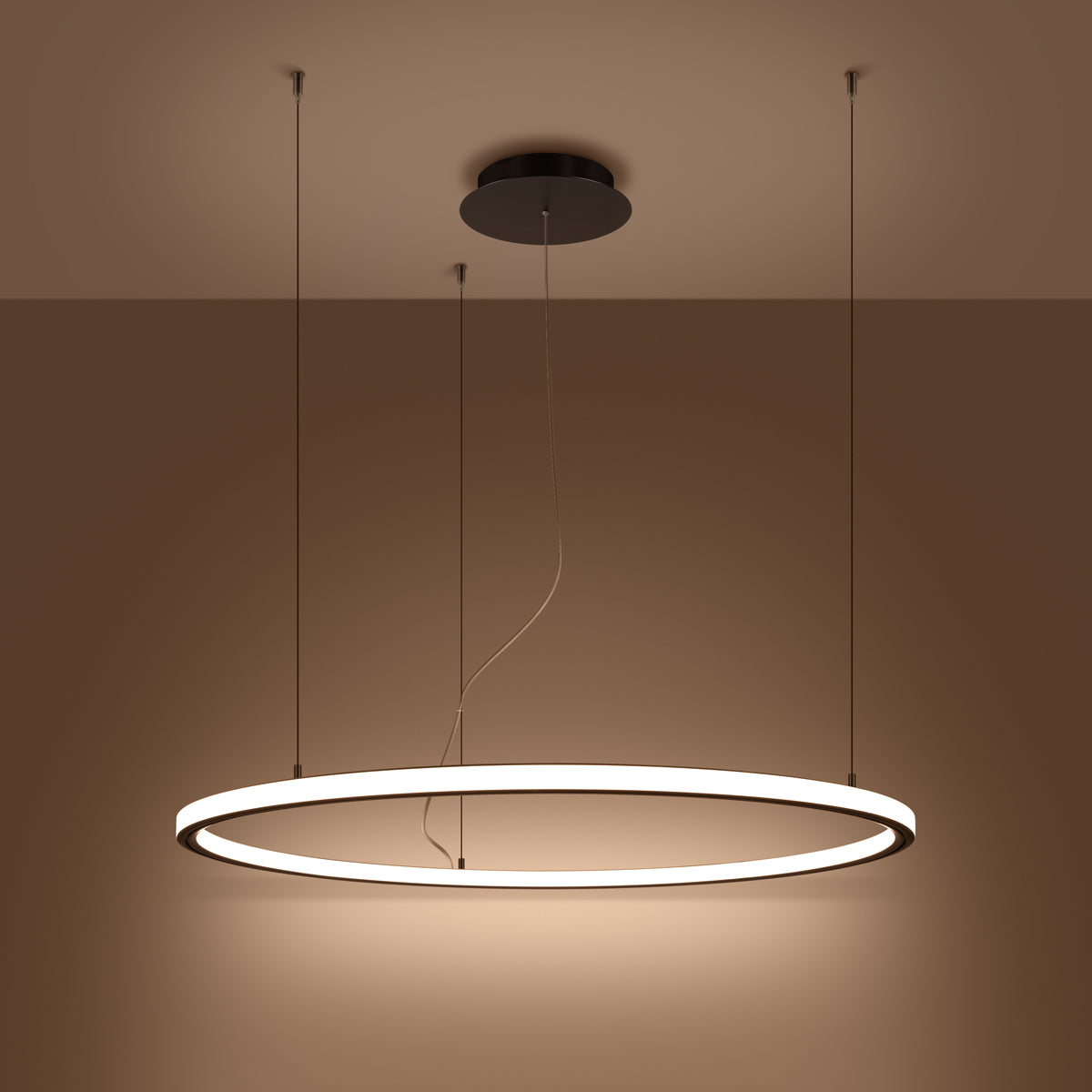Lustre RISA 80 noir LED 3000K
