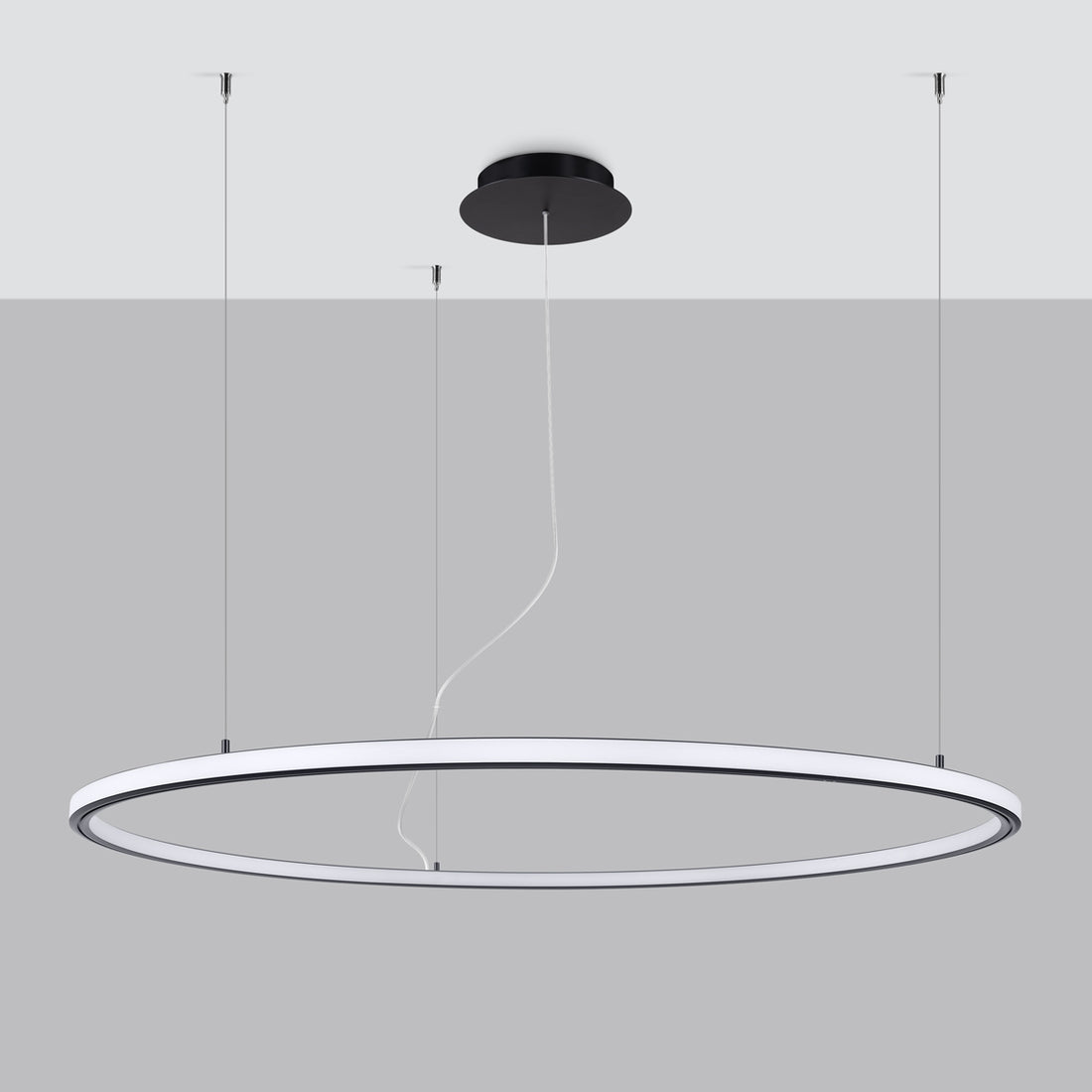 Lustre RISA 120 noir LED 3000K