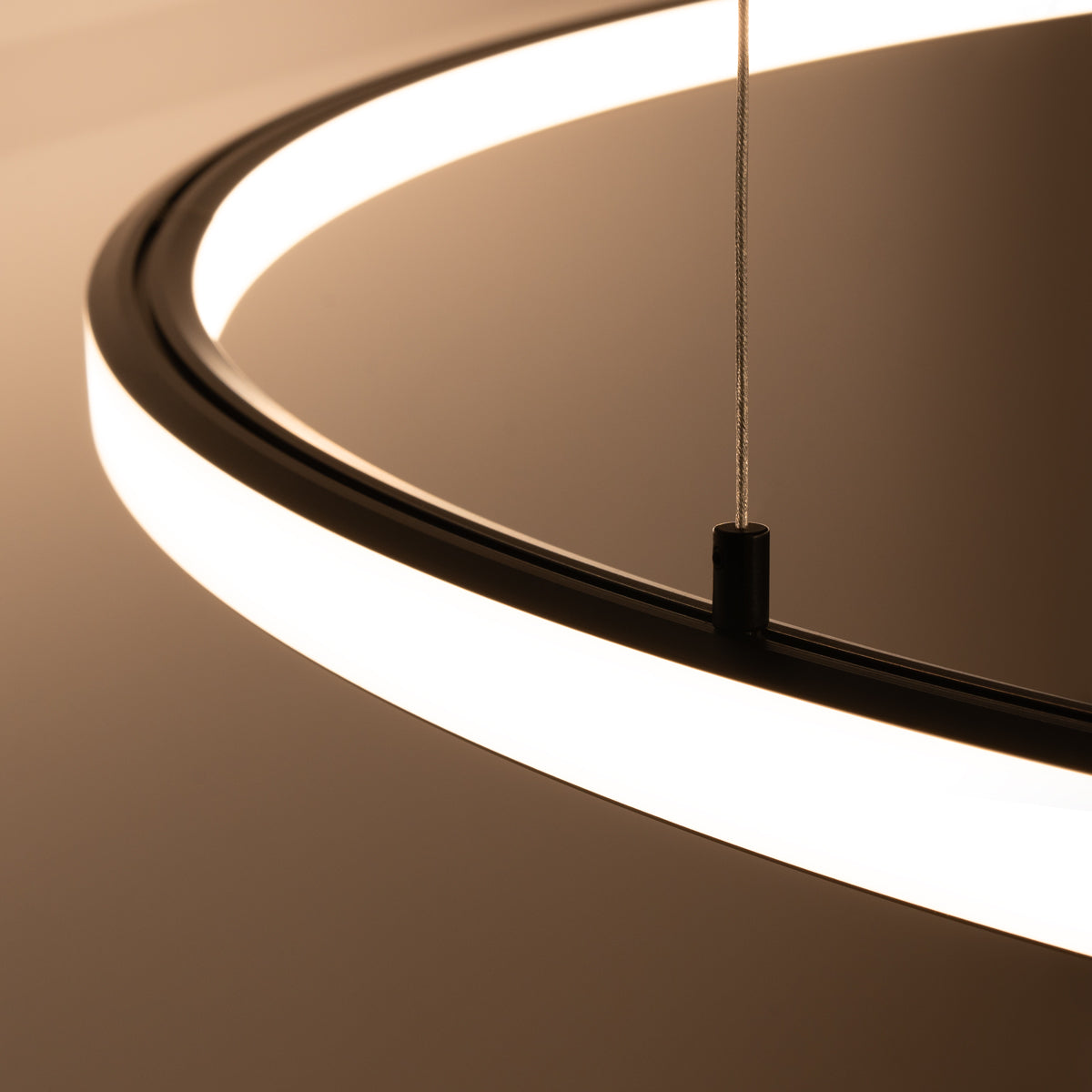 Lustre RISA 120 noir LED 3000K
