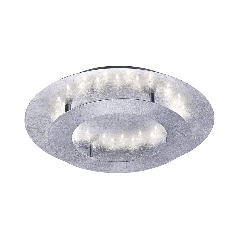 Plafonnier LED | Nevis Argenté L 40 cm