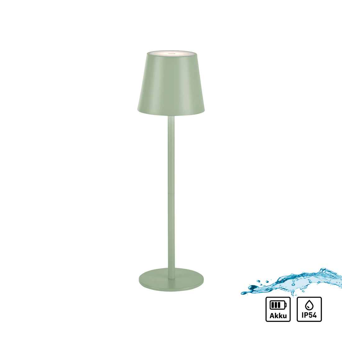 Lampe à poser Euria verte