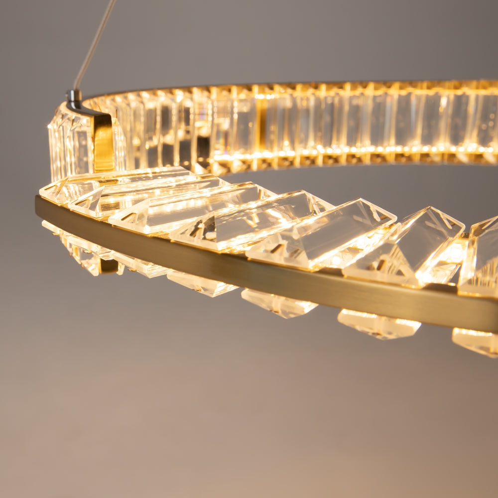 Krone Suspension luminaire doré