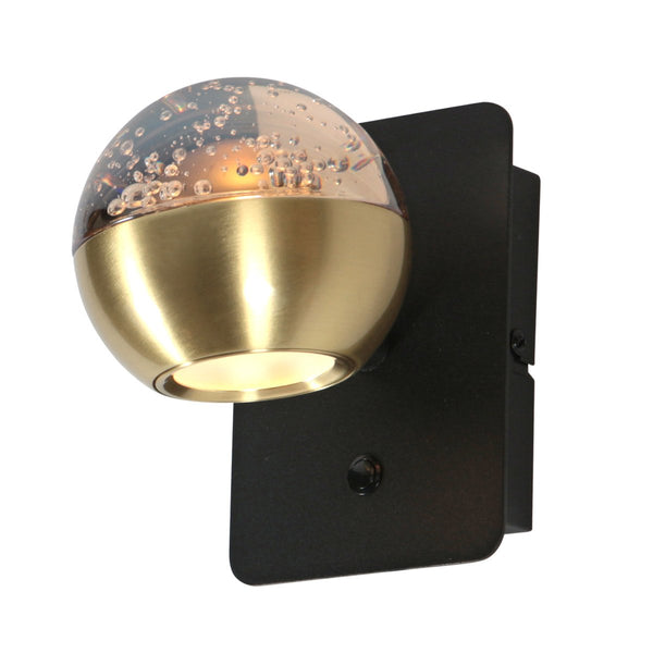 Wandleuchte Belluno goldfarben