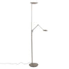 Stehlampe Daphne2 silberfarben