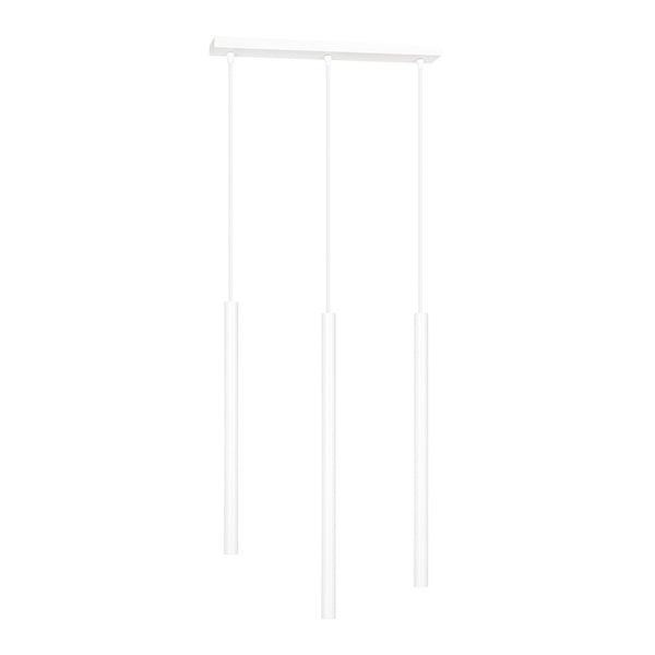 Suspension Selter 3 lumières blanche