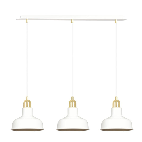 Suspension Ibor 3 lumières blanche