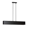 Suspension Gentor 3 lumières noire