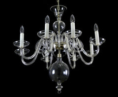Kronleuchter aus transparentem Glas LW513080100G