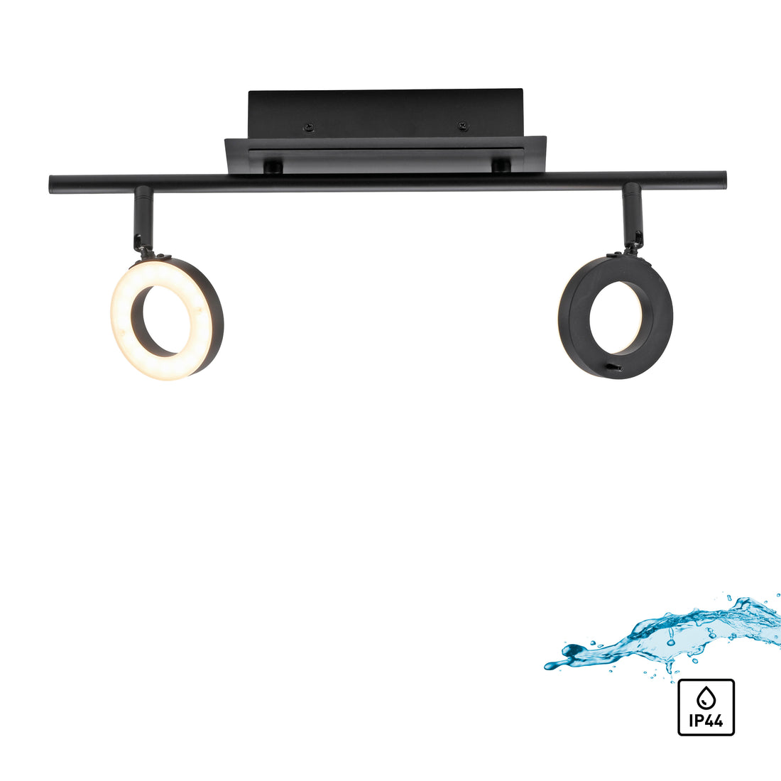 Plafonnier LED | Sileda Noir
