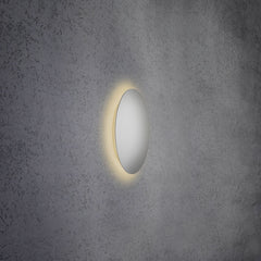 Applique murale LED Blade en aluminium, argenté mat, Ø 34 cm