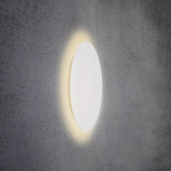Applique murale LED Blade en aluminium, blanc mat, Ø 59 cm