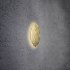 Applique murale LED Blade en aluminium, doré, Ø 34 cm