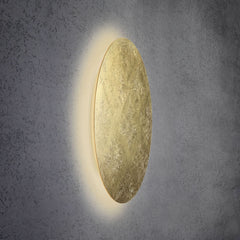 Applique murale LED Blade en aluminium, doré, Ø 79 cm