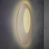 Applique murale LED Blade Open en aluminium, taupe, Ø 95 cm