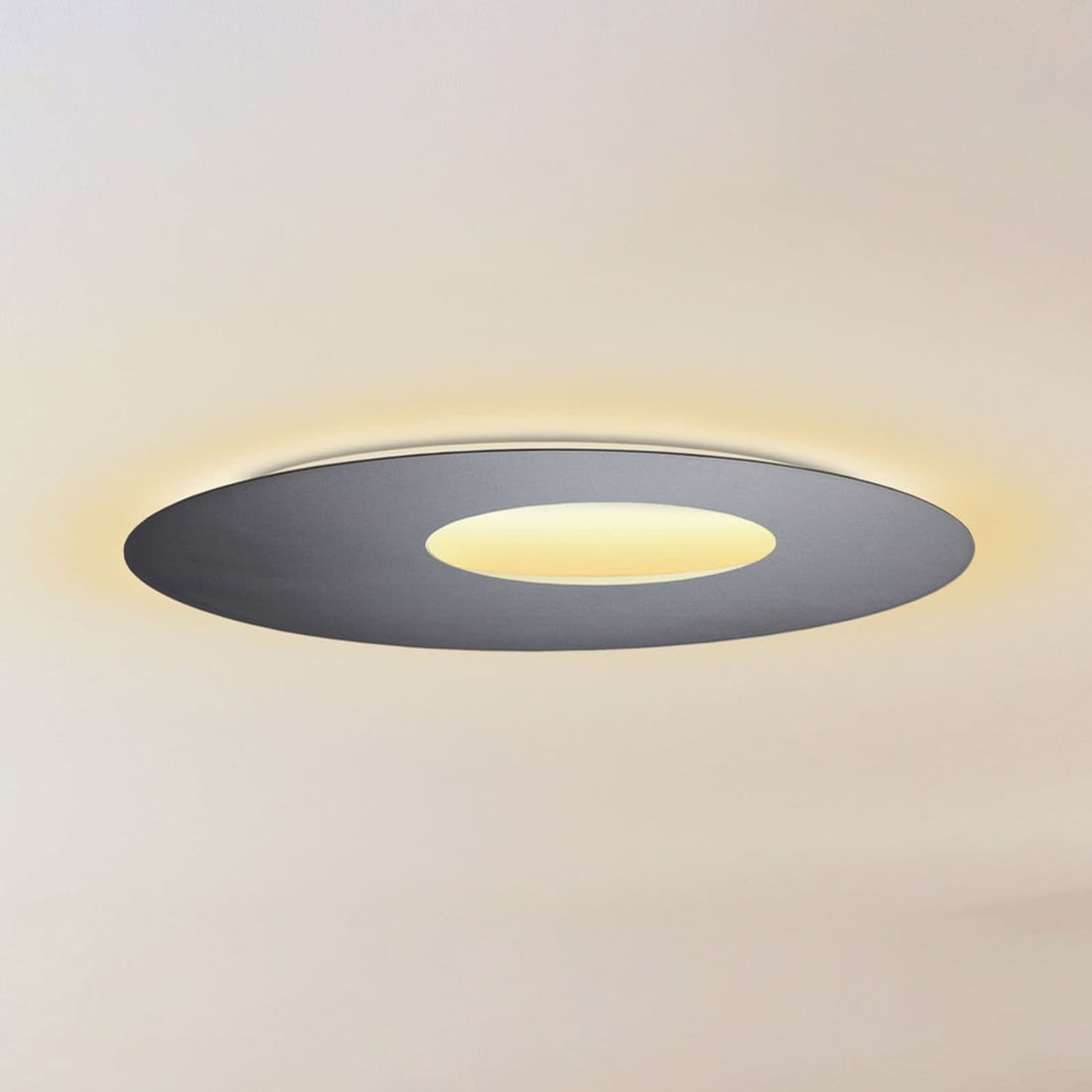 Applique murale LED Blade Open en aluminium, anthracite, Ø 59 cm