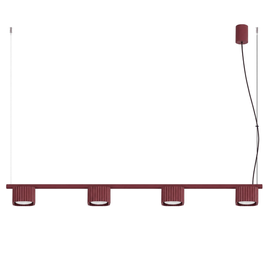 Lustre RIFF 4 GX53 Bordeaux