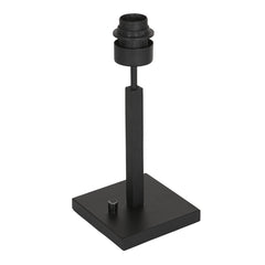 Stang 3084ZW schwarze Tischlampe mit Drehschalter ohne Lampenschirm